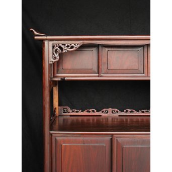 指物師 細工唐木飾棚 茶棚　G279 