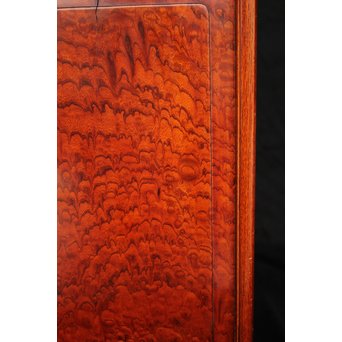 珠玉銘木 玉杢と黒柿の指物茶棚/器局　X121 