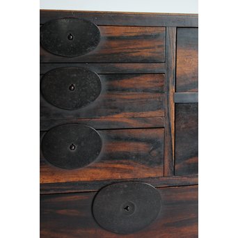 無垢黒柿の小箪笥/小引出　X122 