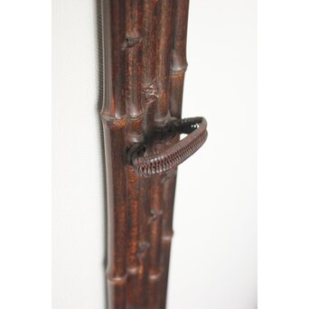 二代 田辺竹雲斎 紫竹垂撥(すいはつ) 短冊色紙扇子兼用　U078 