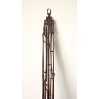 二代 田辺竹雲斎 紫竹垂撥(すいはつ) 短冊色紙扇子兼用　U078 