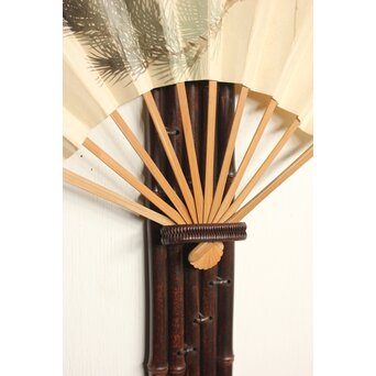 二代 田辺竹雲斎 紫竹垂撥(すいはつ) 短冊色紙扇子兼用　U078 