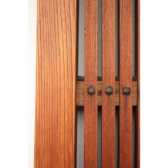 総欅格子蔵戸　W951 