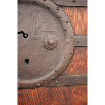 総欅格子蔵戸　W951 