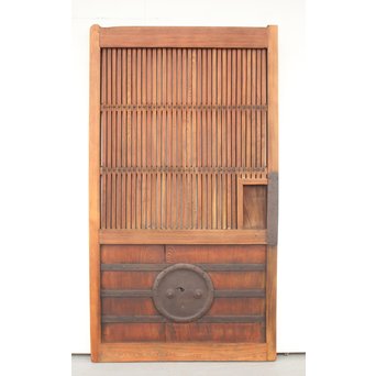 総欅格子蔵戸　W951