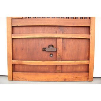 総欅格子蔵戸　W951 