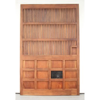 総欅格子蔵戸　W953