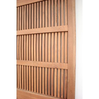 総欅格子蔵戸　W953 