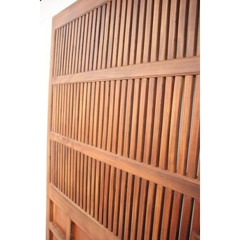 総欅格子蔵戸　W953 