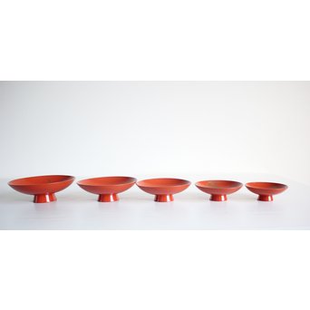 霊亀高蒔絵 五つ組盃　Q052 