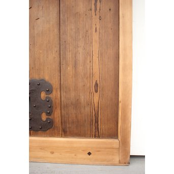 素朴な格子蔵戸　W954 