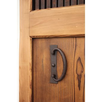 素朴な格子蔵戸　W954 