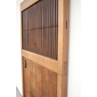 素朴な格子蔵戸　W954 