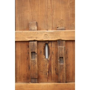 素朴な格子蔵戸　W954 