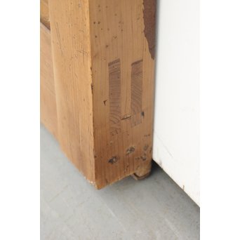 素朴な格子蔵戸　W954 