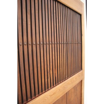 素朴な格子蔵戸　W954 