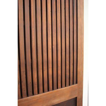 欅一枚板の上腰板蔵戸　W955 