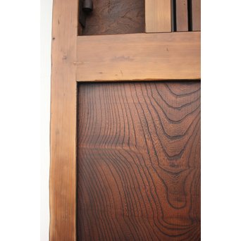 欅一枚板の上腰板蔵戸　W955 