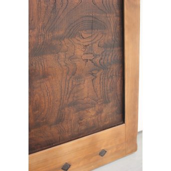 欅一枚板の上腰板蔵戸　W955 