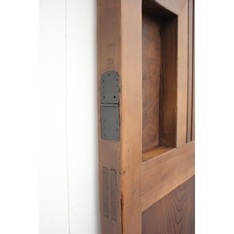 欅一枚板の上腰板蔵戸　W955 