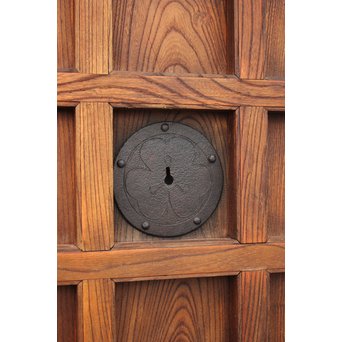 総欅格子蔵戸　W956 