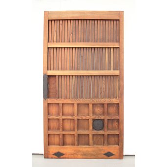 総欅格子蔵戸　W956