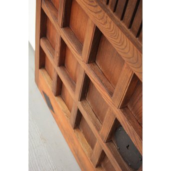 総欅格子蔵戸　W956 