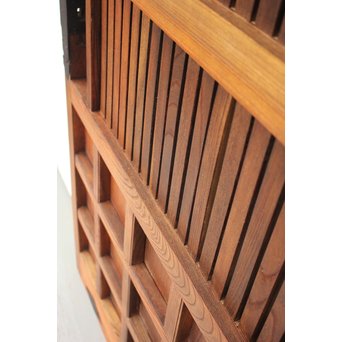 総欅格子蔵戸　W956 