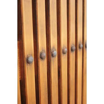 升格子の腰板 格子蔵戸　W958 