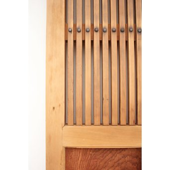 升格子の腰板 格子蔵戸　W958 