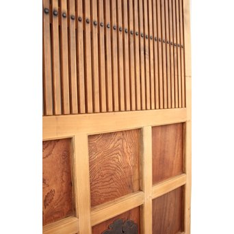 升格子の腰板 格子蔵戸　W958 