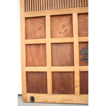 升格子の腰板 格子蔵戸　W958 