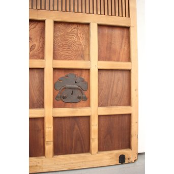 升格子の腰板 格子蔵戸　W958 