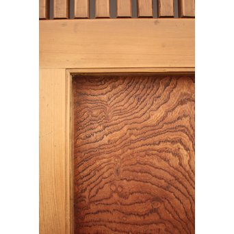 升格子の腰板 格子蔵戸　W958 