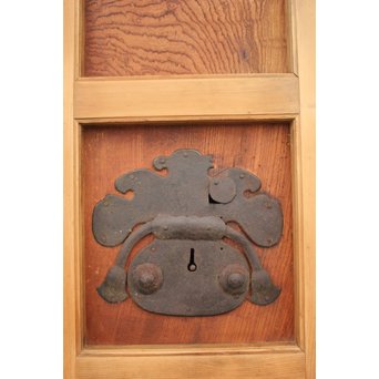 升格子の腰板 格子蔵戸　W958 