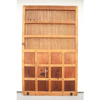 升格子の腰板 格子蔵戸　W958 