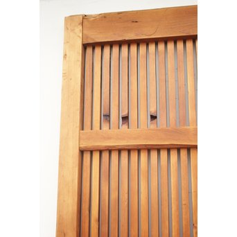 升格子の腰板 格子蔵戸　W958 