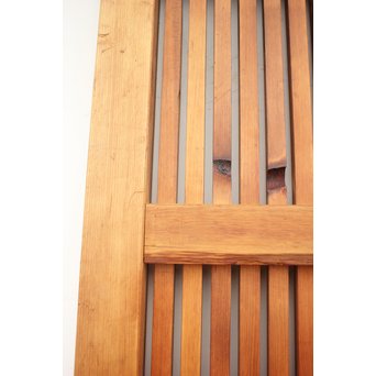 升格子の腰板 格子蔵戸　W958 