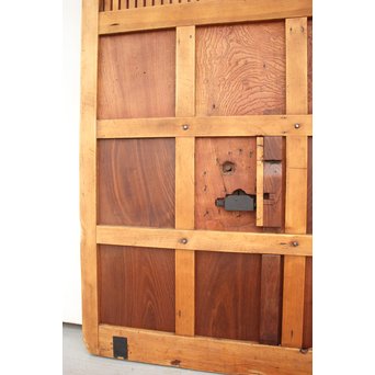 升格子の腰板 格子蔵戸　W958 