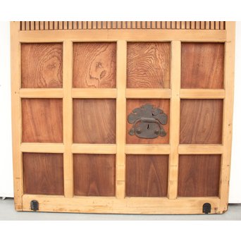 升格子の腰板 格子蔵戸　W958 