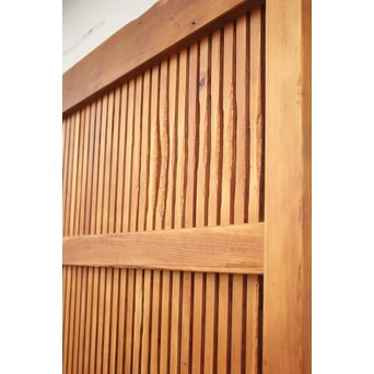 升格子の腰板 格子蔵戸　W958 