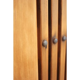 升格子の腰板 格子蔵戸　W958 