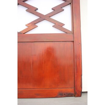 松皮菱格子 強化障子張 内蔵戸　W959 