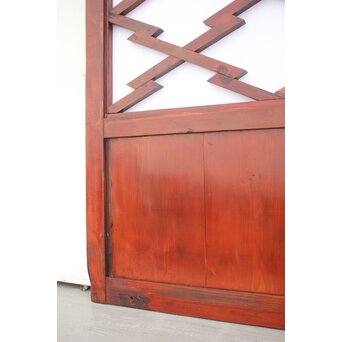 松皮菱格子 強化障子張 内蔵戸　W959 