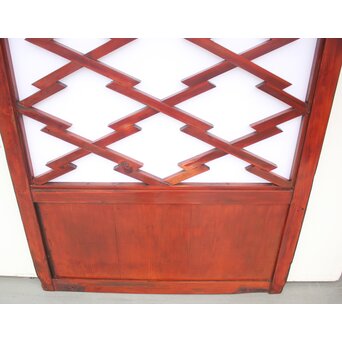 松皮菱格子 強化障子張 内蔵戸　W959 