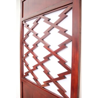 松皮菱格子 強化障子張 内蔵戸　W959 