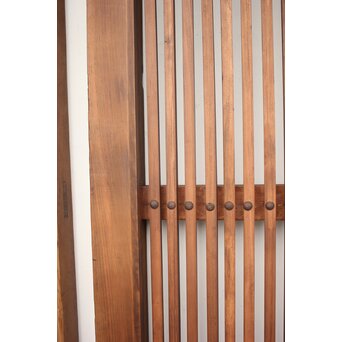 珍品 対の巾着金具格子蔵戸　W960Y 