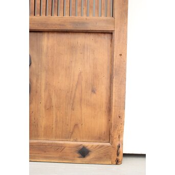 珍品 対の巾着金具格子蔵戸　W960Y 