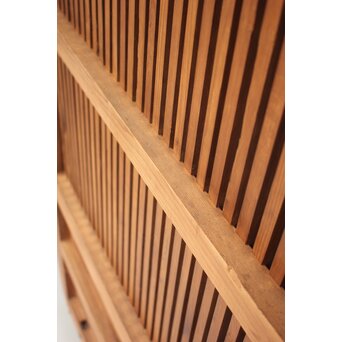 珍品 対の巾着金具格子蔵戸　W960Y 