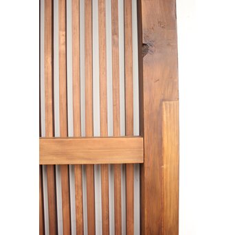 珍品 対の巾着金具格子蔵戸　W960Y 